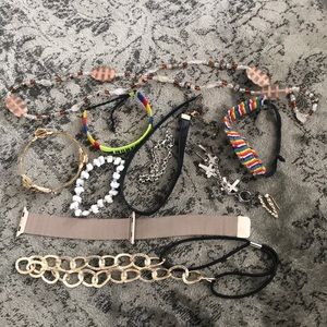 Bundle of costume jewelry